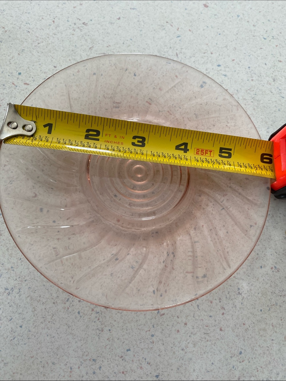 Jeanette swirl 6 inch plates set of 6